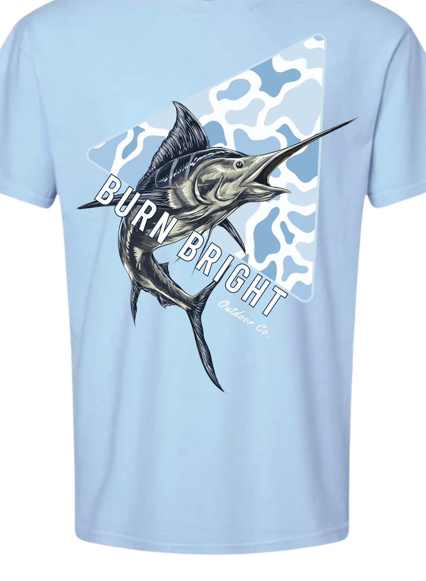 Blue water strike tee