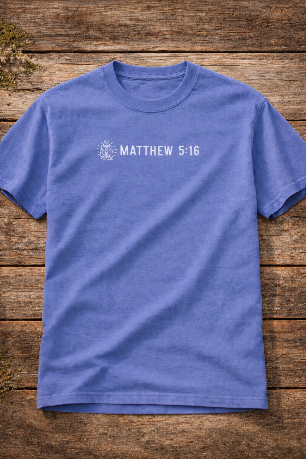 Burn Bright Lantern Tee – Matthew 5:16 Edition