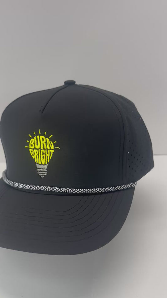 Burn Bright Light Bulb Hat